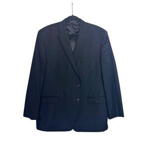 Lauren Ralph Lauren Men's Wool Blazer Black Suit Jacket 48R